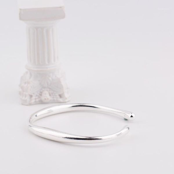 

bangle personality fashion irregular geometric bracelet temperament simple ins style open, Black
