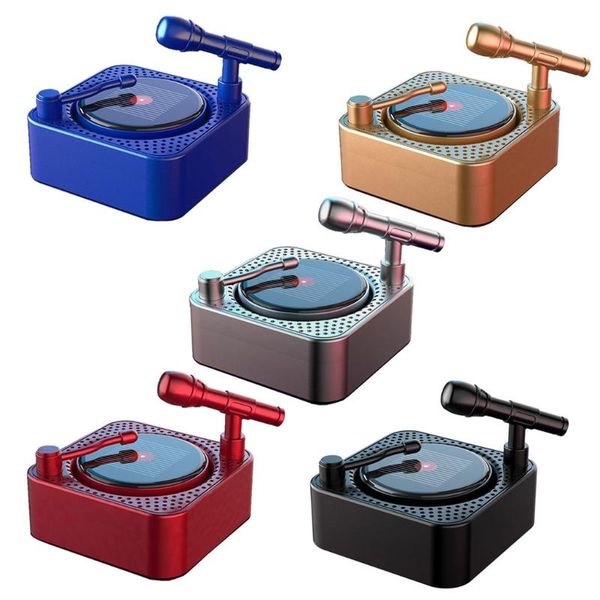 

car air freshener 2021 rotatable solar phonograph perfume clip fresh fragran