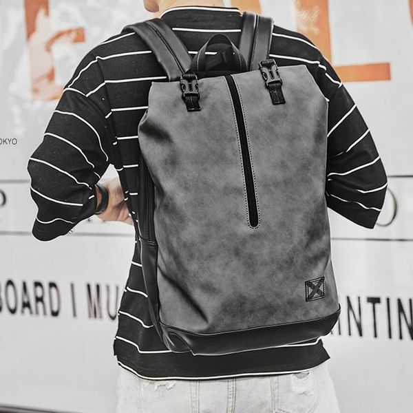 

backpack casual fashion softback high capacity portable business outdoor travel zipper mochila men's db60bb