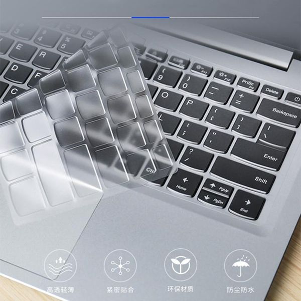 

keyboard covers tpu lapcover skin protector for lenovo xiaoxin air 14 2021 yoga s940 s550-14 13iml thinkbook waterproof