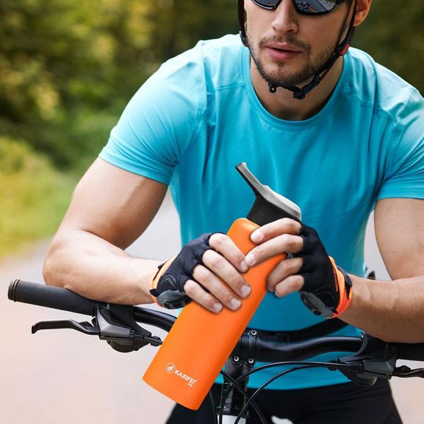 

water bottles & cages outdoor sports stainless steel 304 double-layer insulated cup single kettle gift