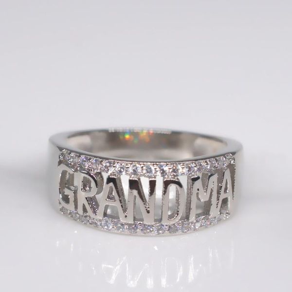 

wedding rings vintage women gold plating grandma female paved luxury cubic zirconia rose gold/ white color jewelry gifts, Slivery;golden