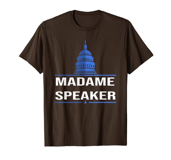 

madame speaker congress t shirt women gift blue democrats, White;black