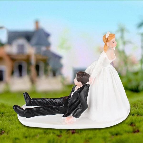 

other festive & party supplies 1pcs elegant bride groom couple cake er decoration wedding resin figurine valentine's day engagement dec