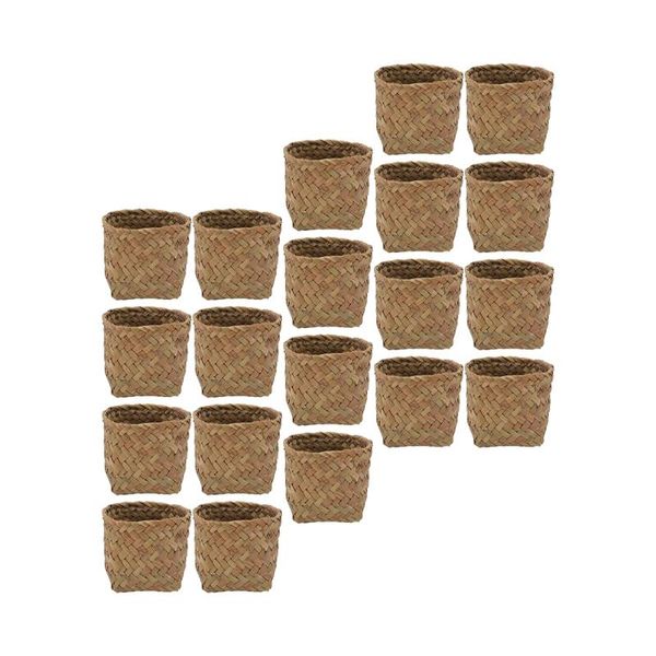 

gift wrap 20 pcs grass woven wedding candy box packing wrapping