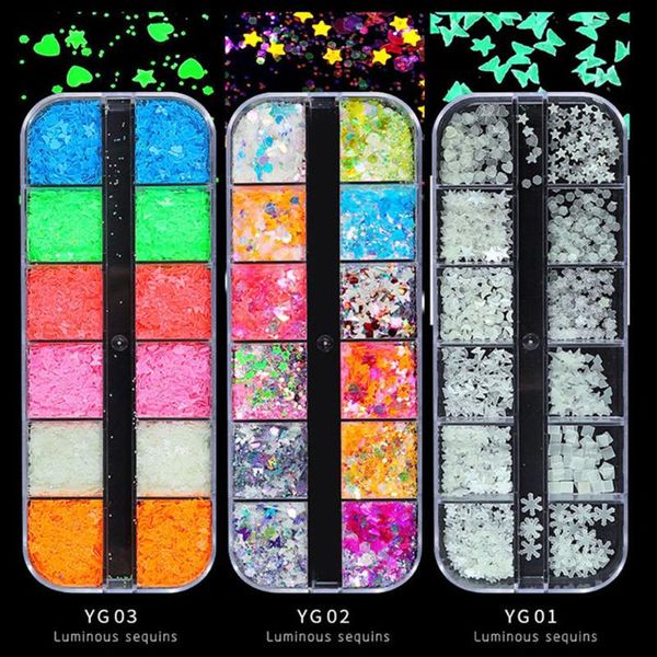 

nail art decorations eyeshadow lasting glitter sequins party makeup luminous diamond bottom mixed shape diy, Silver;gold