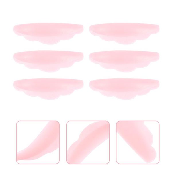 

false eyelashes 20 pairs eyelash curling gasket silicone lash extension pad
