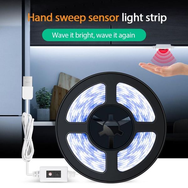 

strips usb led strip light hand sweep sensor 2835 tape lights dimmable with infrared