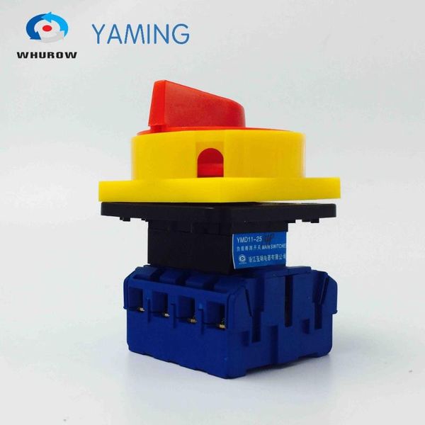 

smart home control isolator switch on-off 2 position 4p 25a manual transfer rotary padlock red/yellow cam changeover manufacturer