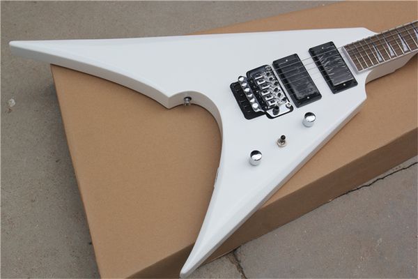 

custom version of the profiled swallowtail electric guitar closed pickup with double vibrato