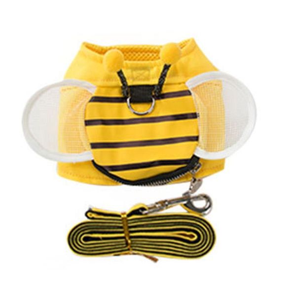 

cat collars & leads vest little bee type traction rope for small dogs and cats