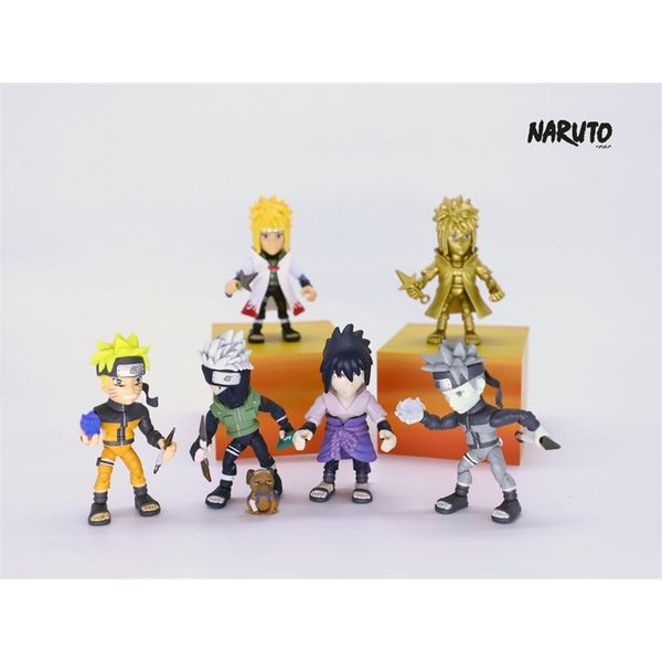 

genuine naruto accessories with kakashi model hand-made blind box fourth generation eye fire shadow