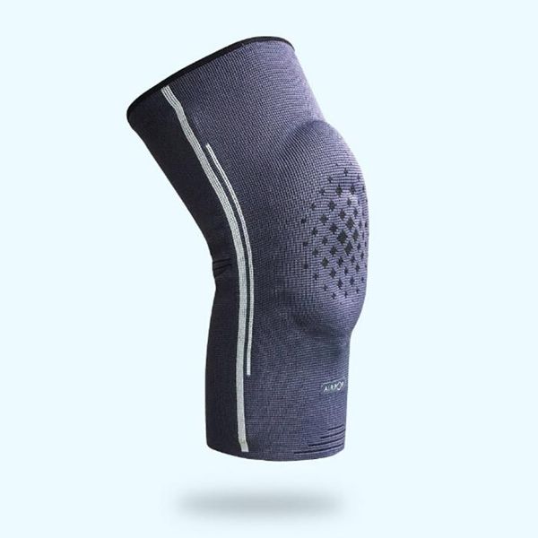 

elbow & knee pads pad sport adjustable breathable high elastic silicone supports personal health care protective, Black;gray