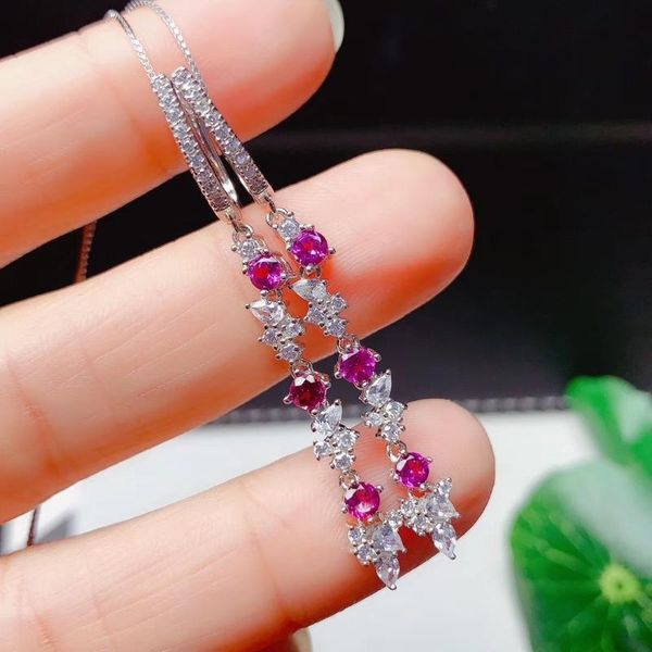 

dangle & chandelier mdina jewelry for daily wear 6 pieces natural garnet drop earrings 925 silver sales with clearance sale
