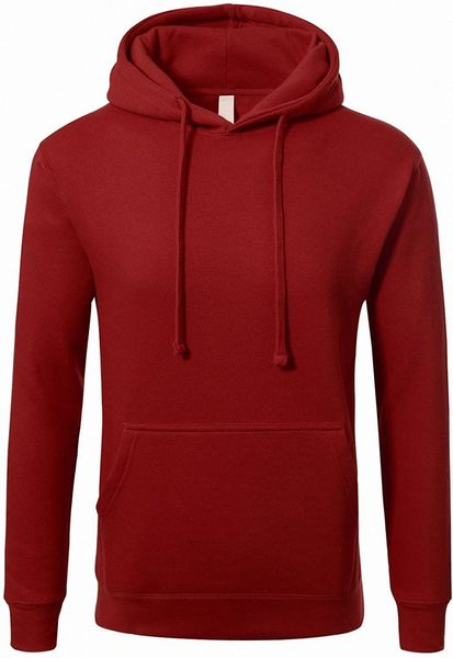 

mens premium heavyweight pullover hoodie sweatshirts k7qe#, Black