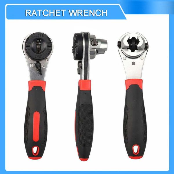 

hand tools ratchet wrench handheld spanner multifunction adjustable 6-22 auto repair home handles portable