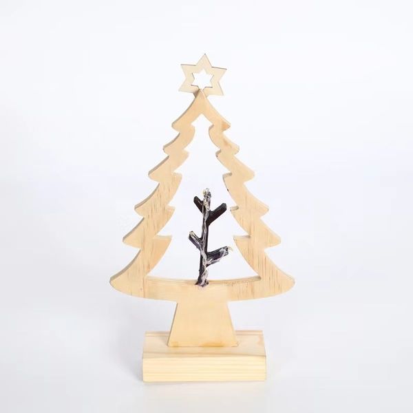 

kefeng wooden luminous christmas tree ornaments furniture children's toys