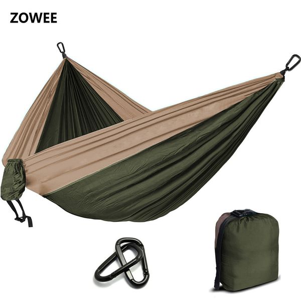 

camping parachute hammock survival garden outdoor furniture leisure sleeping hamaca travel double hammock