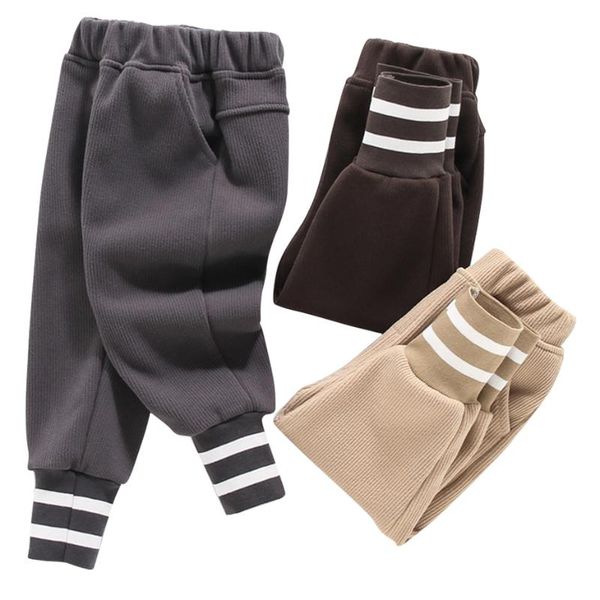 

trousers girl boy pants patchwork children casual style spring autumn clothes, Blue