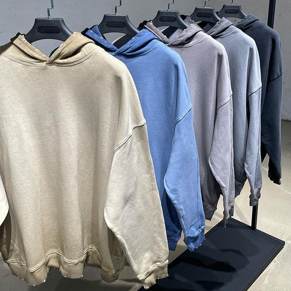 

men's hoodies & sweatshirts beedee batik oversized washed vintage seater distressed and women's clothing streetwear for couples, Black