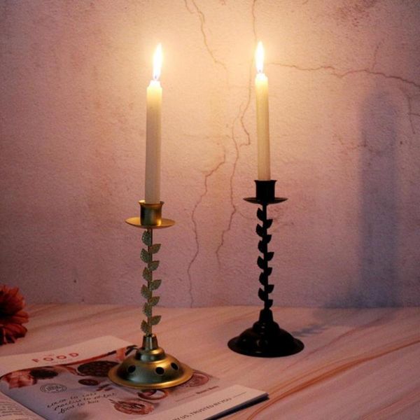 

candle holders elegant holder retro candlestick anti-rust thicken iron tea light practical metal for wedding