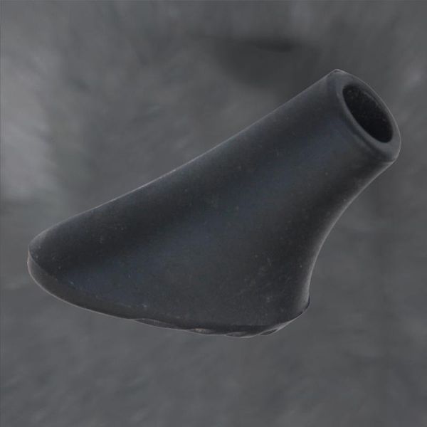 

trekking poles 10pcs hiking pole tips tip protectors walking stick head protection equipment cane for outdoor (black)