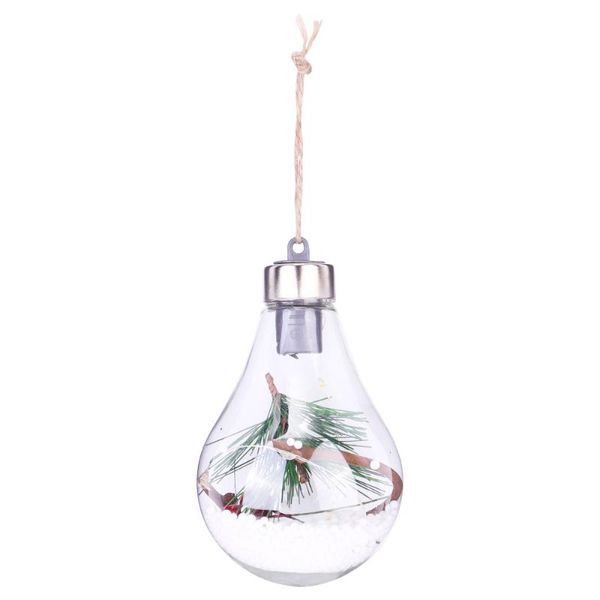 

exquisite transparent beautiful christmas light tree pendant party decoration