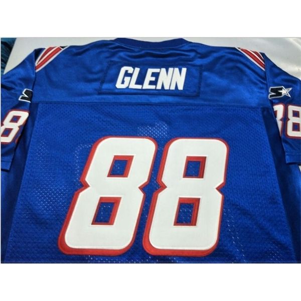 Benutzerdefinierte 009 Jugend Frauen Vintage #88 TERRY GLENN Game Worn Retro Jersey 1999 Football Jersey Größe S-5XL oder benutzerdefiniertes Trikot mit beliebigem Namen oder Nummer