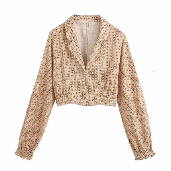 

women's blouses & shirts women vintage geometric floral printing casual smock blouse ladies lantern sleeve kimono shirts chic blusas l, White