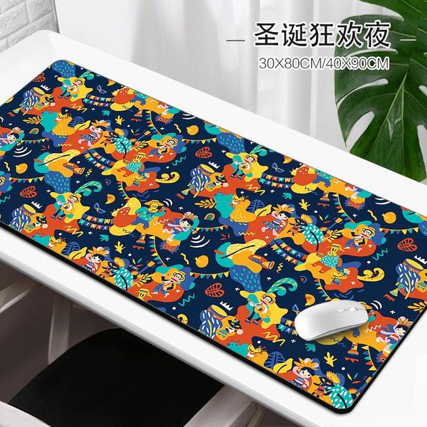 

mouse pads & wrist rests cartoon pad 90x40cm hd pattern large computer cool game xxl rubber + cloth materia desk mat
