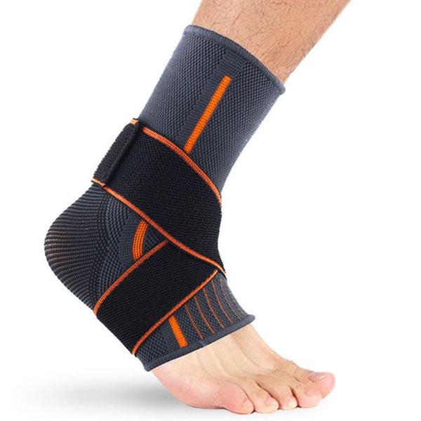 

ankle support 2021foot orthosis stabilizer brace elastic sport comfortable nylon protecting sports equipment, Blue;black