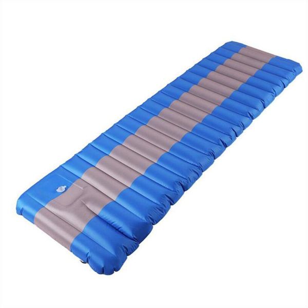 

outdoor pads wear resistant traveling leakproof hand press self inflatable backpacking camping mat lightweight waterproof portable foldable