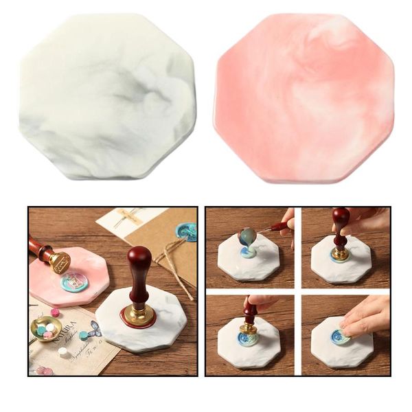 

wax seal stamp demoulding plate pad coasters kit for beads greeting cards