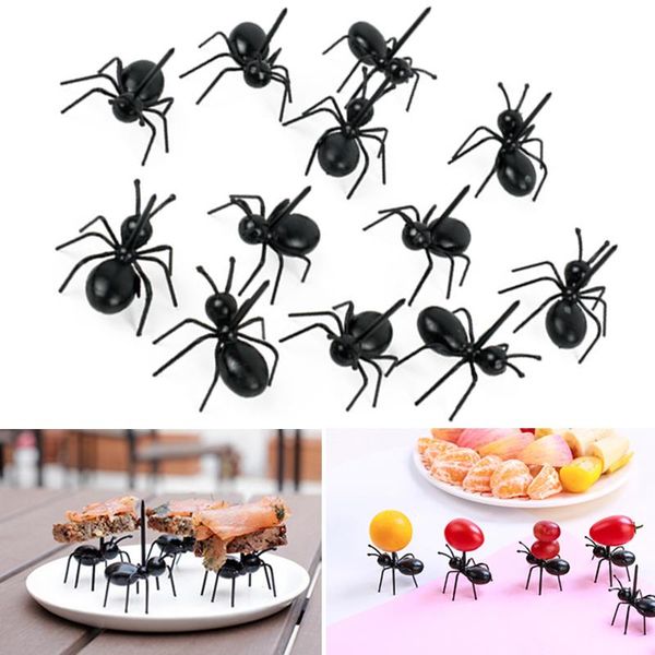 

forks 6/18pcs ant fruit fork cutlery cake decoration shape dessert home kitchen party dinner