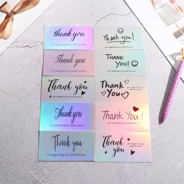 

greeting cards inserts shopping gift thank you for supporting my small business online retail appreciate postcard