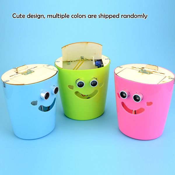 

DIY Electric Toys For Children Intelligent Sensor Trash Can Toys Physics Science Experiment Teaching Aids STEM Educational Toys