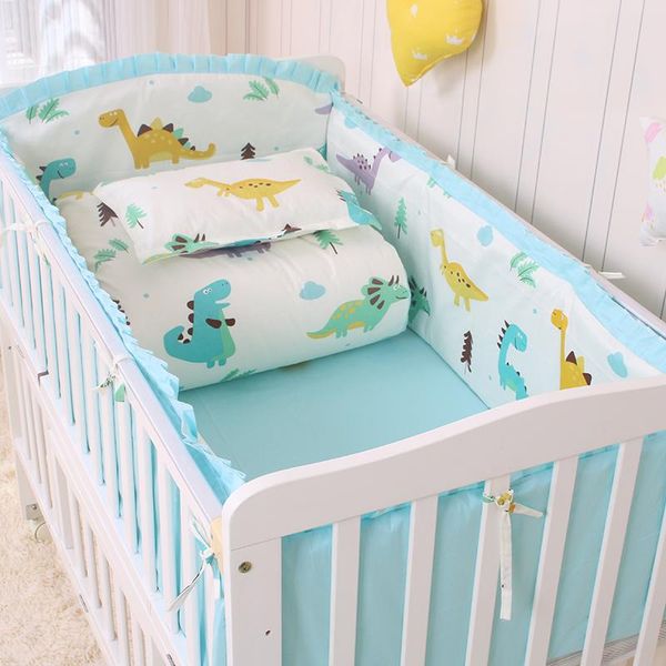 

cotton baby bedding set crib bumper include pillowcase bumpers sheet duvet cover sets