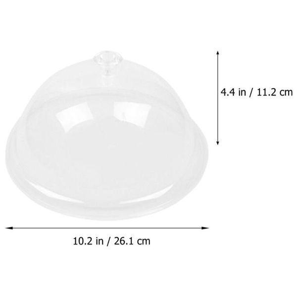 

1pc round shape cover pvc tent for kitchen (transparent color) storage & organization