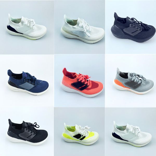 

toddlers ub 21 ultra b00st kids running shoes cloud white core black solar yellow outdoor sports trainers grey red boys girl sneakers