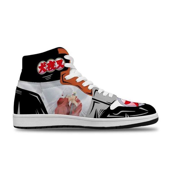

2021 4hgk basketball inuyasha leather shoes ins for soft walking trainers