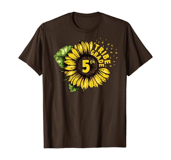 

Sunflower 5th Grade Tribe T-Shirt Fifth Grade Teacher Shirt, Mainly pictures