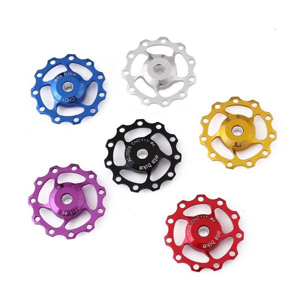 

bike heels & chainwheels cycling mtb mountain road bicycle 11t rear derailleur jockey wheel tension guide pulley ceramic bearing alumin