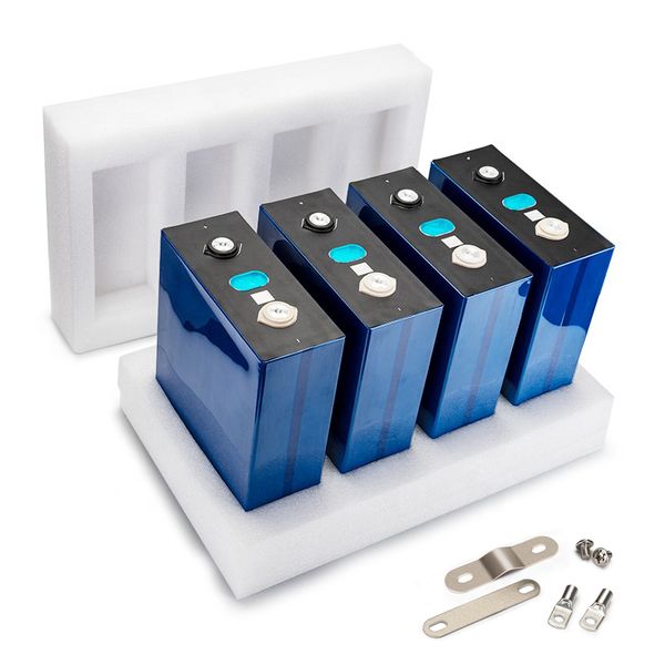 

100% new lifepo4 320ah 4-16pcs 3.2v grade a 48v 310ah battery pack diy rv cell and solar energy storage system eu us tax free
