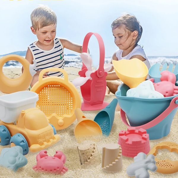 

Summer Baby Beach Toys Baby Beach Game Toy Children Sandbox Set Kit Summer Toy for Beach Play Sand Water Play Cart