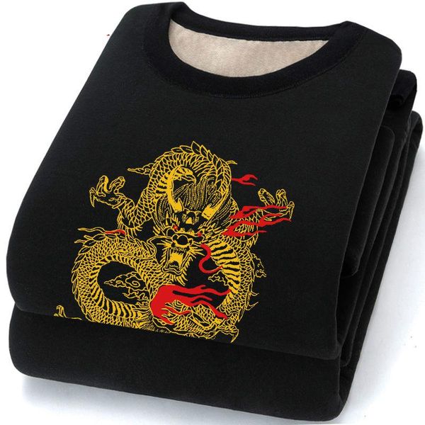 

men's tracksuits warm underwear thick suit for young and middle-aged winter, Gray