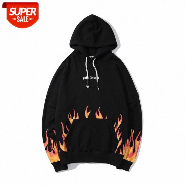 

street hoodie pa angel physical angels letters casual sweater #ro4i, Black