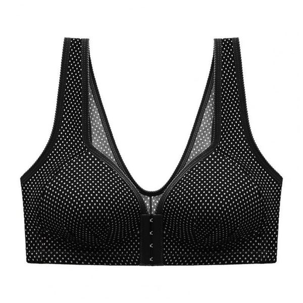 

bras fitness bra fashion dot print seamless breathable sports, Red;black