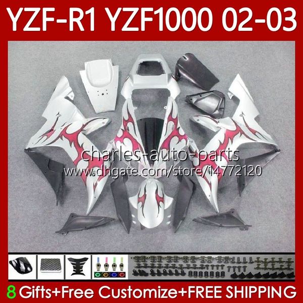 OEM-Karosserien für Yamaha YZF R 1 1000 CC YZF-1000 YZF-R1 2002 2003 2000 2001 Karosserie 90Nr