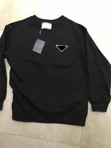 

women hoodie with triangle letters long sleeves lady sweatshirts fashion style hoodies terry, Black