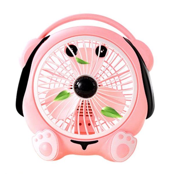 

electric fans cute cartoon pattern mini fan strong wind deskcooling air cooler for home office dormitory use x7xa